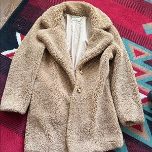 Elan Cozy Tan Teddy Jacket